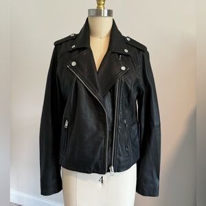 Lucky Brand Leather Biker Jacket